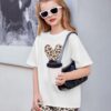 Arshiner Girls Clothes Summer 2 Piece Outfits Drop Shoulder T-Shirts and Biker Shorts Kids Fashion Clothing Sets