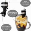 The Motor Mixer by HMC - Novelty Boat Motor Coffee Mixer Wind-Up Outboard Mini Boat Motor Stirrer Toy Beverage Works with Cups, Mugs, & Glasses - Unique Drink Mixing Gadget