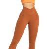 Sunzel Flare Leggings, Crossover Yoga Pants with Tummy Control, High-Waisted and Wide Leg