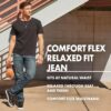 Wrangler Authentics Men's Comfort Flex Waist Relaxed Fit Jean