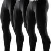 DRSKIN 5, 4, 3 or 1 Pack Men’s Compression Pants Tights Leggings Sports Baselayer Running Athletic Workout Thermal