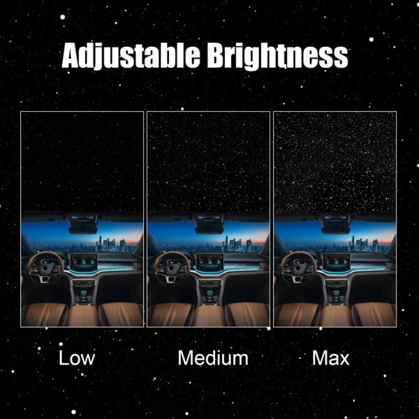 Star Lights for Car, Star Projector with Air Freshener, Ceiling Ambient Light with 6 Scents, Auto On/Off, Vent Clip Accent Light with Diffuser (Starry)