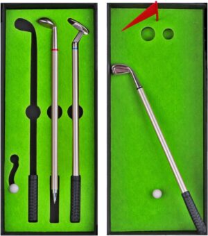 Golf Pen Desktop Games - Funny Gifts for Golfers, Coworkers, Boss - Stocking Stuffers