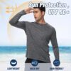 3 Pack Long Sleeve Shirts for Men - Dry Fit Moisture Wicking UV Sun Protection T-Shirts for Fishing Workout Athletic