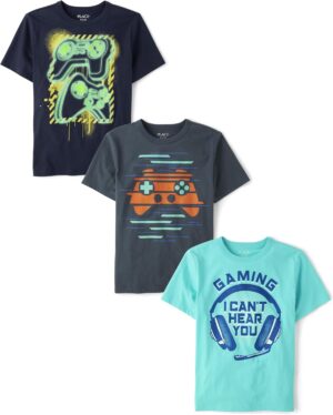 The Children's Place Boys Gaming Short Sleeve Graphic T Shirt