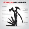 Gifts for Men Hammer Multitool Unique Gifts For Men Who Have Everything -Mens Gifts for Dad Him Husband Gadget Gifts -Stocking Stuffers for Adults Men Christmas Gifts for Men 2024