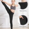 Stelle Girls' Athletic Leggings Kids Dance Running Yoga Pants Workout Active Dance Tights with Pockets