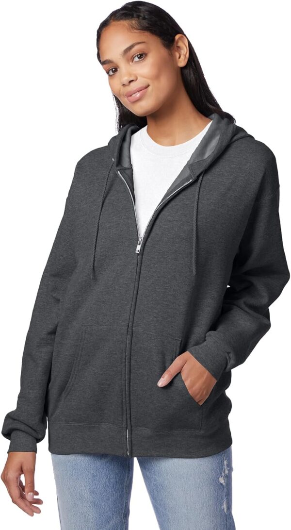 Hanes Men's EcoSmart Fleece Full-Zip Hoodie Sweatshirt