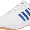 adidas Men's Hoops 3.0 Basketball Shoe, White/Team Royal Blue/Gum