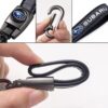 Genuine Leather Key Chain Fit for Subaru Ascent BRZ Crosstrek Forester Impreza Legacy Outback WRX STI XV Car Keyring Key Chains Accessories Family Present for Men and Woean Keyring Black