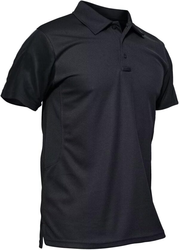 MAGCOMSEN Men's Polo Shirt Quick Dry Performance Short Sleeve Tactical Shirts Pique Jersey Golf Shirt