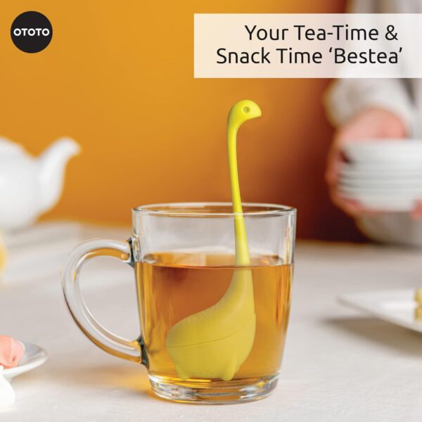 OTOTO Cute Tea Infuser - Loose Leaf Tea Steeper, Tea Accessories, Tea Diffusers for Loose Leaf Tea, Tea Strainers, Cute Gifts, Tea Gift Set, Kitchen Gifts, Cooking Gadgets