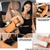 Car Armrest Cushion,5-in-1 Center Console Cover with 2 Storage Bags Cup Holder, Tissue Box Slot, Phone Slot for Car Sedans, Car Accessories Interior Organizers