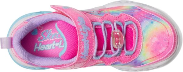 Skechers Girls' Flutter Heart Lights Groovy