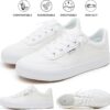 hash bubbie Unisex Slip on Sneakers Women's Canvas Sneakers Classic Non Slip Canvas Shoes Casual Tennis Shoes for Men