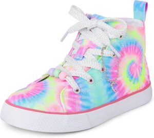 The Children's Place Girls' Casual Lace Up Hi Top Sneaker