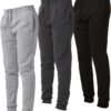 Ultra Performance 3 Pack Mens Joggers Mens Athletic Sweatpants with Pockets for Men, Small - 5X