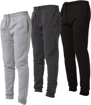 Ultra Performance 3 Pack Mens Joggers Mens Athletic Sweatpants with Pockets for Men, Small - 5X