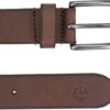 Timberland Men's 35mm Classic Buckle Leather Belt for Jeans