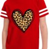 Toddler Valentines Day Shirt for Boys Girls: Valentine Heart Graphic Tshirts Kids Valentine's Day Outfit Love Heart Tee