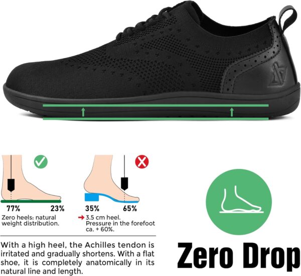 JACKSHIBO Barefoot Shoes for Men Slip on Shoes Minimalist Walking Sneakers Wide Toe Box Zero Drop Sole