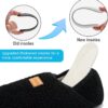 ANLUKE Slipper for Women Men Slipper Socks Fuzzy House Shoes Rubber Sole Slip On Soft-Lightweight Non Slip Indoor/Outdoor