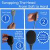 The Ultimate Back Scratcher, Scalp Massager, Back Massager, & Exfoliator Has Large Scratch Surface, Relieves Stress & Anxiety - an All Body Back Scratcher Gives a Deep Soothing Scratch