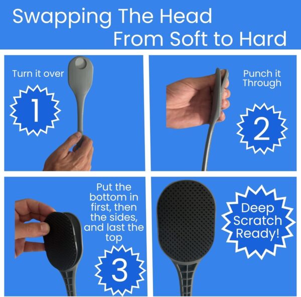 The Ultimate Back Scratcher, Scalp Massager, Back Massager, & Exfoliator Has Large Scratch Surface, Relieves Stress & Anxiety - an All Body Back Scratcher Gives a Deep Soothing Scratch