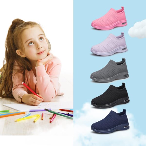 Boys Girls Sock Shoes Toddlers Kids Sneakers Slip on Fitness Tennis Walking School Shoes for Toddler/Little Kid/Big Kid