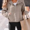 AUTOMET Womens Zip Up Hoodies Fleece Jackets Oversized Sweatshirts Fall Fashion Outfits 2025 Sweaters Winter Clothes