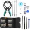 jojofuny 39 1 Phone Repair Tool Set Precision Screwdrivers & Tweezers for Repairing Essential Screwdriver Kit for Electronics Laptops and Gadgets