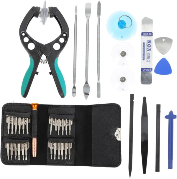 jojofuny 39 1 Phone Repair Tool Set Precision Screwdrivers & Tweezers for Repairing Essential Screwdriver Kit for Electronics Laptops and Gadgets