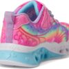 Skechers Girls' Flutter Heart Lights Groovy