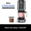 Ninja NC301 CREAMi Ice Cream Maker, for Gelato, Mix-ins, Milkshakes, Sorbet, Smoothie Bowls & More, 7 One-Touch Programs, with (2) Pint Containers & Lids, Compact Size, Perfect for Kids, Silver