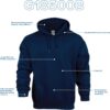 Gildan Youth Hoodie Sweatshirt, Style G18500B