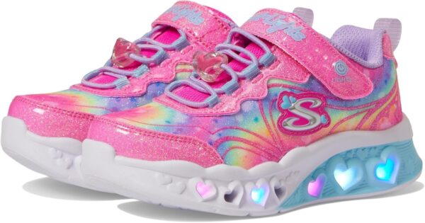 Skechers Girls' Flutter Heart Lights Groovy