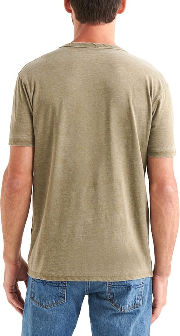 Lucky Brand Men's Venice Burnout Notch Neck Tee