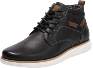 Bruno Marc Men's Mid Top Chukka Sneaker Lace Up Dress Boot