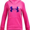 Under Armour Girls Armourfleece Iridescent Big Logo Hoodie