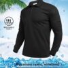 Deyeek Men's Polo Shirts Long Sleeve Golf Polo Shirts for Men Quick Dry UPF 50+ Sun Protection Polos Casual Collared Shirts