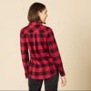 Amazon Essentials Women's Classic-Fit Long-Sleeve Lightweight Plaid Flannel Shirt