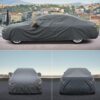 Premium Car Cover Custom Fit Toyota Corolla Cross (2022-2025), 16 Layers Heavy Duty Car Cover Waterproof All Weather with Zipper Door for Sun Rain Snow Dust Uv Protection