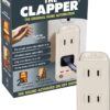 The Clapper, The Original Home Automation Sound Activated Device, On/Off Light Switch, Clap Detection - Kitchen Bedroom TV Appliances - 120v Wall Plug Smart Home Technology, As Seen On TV Home Gift