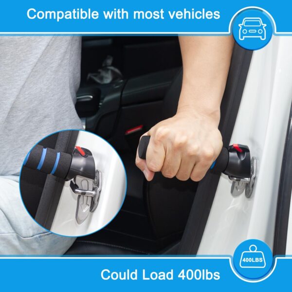 3 Packs Car Door Handle for Elderly,Car Handle Assist Support Handle Multifunction Handle Car Door Latch Handle for Seniors and Handicapped,with Window Breaker Seatbelt Cutter