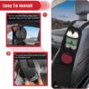 QUICTO 2PCS Car Seat Storage Hanging Bag, Multi-Pocket Seat Side Organizer, Multifunctional Mesh Net Pocket, Can Hold Mobile Phone, Wallet, Glasses, Suitable for Cars, SUVs, Trucks