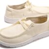 Womens Slip On Loafer Outdoor Sneakers Causal Low Top Canvas Flat Comfortable Fashion Walking Shoes