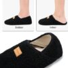 ANLUKE Slipper for Women Men Slipper Socks Fuzzy House Shoes Rubber Sole Slip On Soft-Lightweight Non Slip Indoor/Outdoor