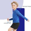 5 Pack Boys&Girls Athletic Quick Dry Long Sleeve Youth Performance Activewear T-Shirt for Kids