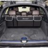 Car Trunk Organizer and Storage, Backseat Hanging Organizer for SUV, Truck, MPV, Waterproof, Collapsible Cargo Storage Bag with 4 Pockets, Car Interior Accessories for Men and Women (Black)