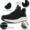 Feethit Mens Non Slip Walking Sneakers Lightweight Breathable Slip on Running Shoes Athletic Gym Tennis Shoes for Men